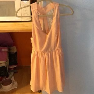 Light pink and lace dress